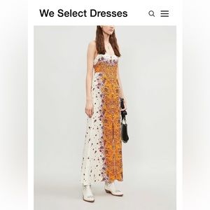 FREE PEOPLE Morning Song Crepe Maxi Dress